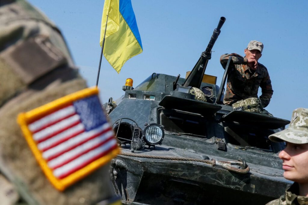 <strong>End the US-NATO war in Ukraine!</strong>