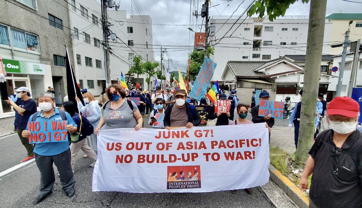 Junk G7!  US Out of Asia Pacific!  End the Build up to War!